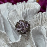 925 Sterling Silver Amethyst & Marcasite Ring Size 5