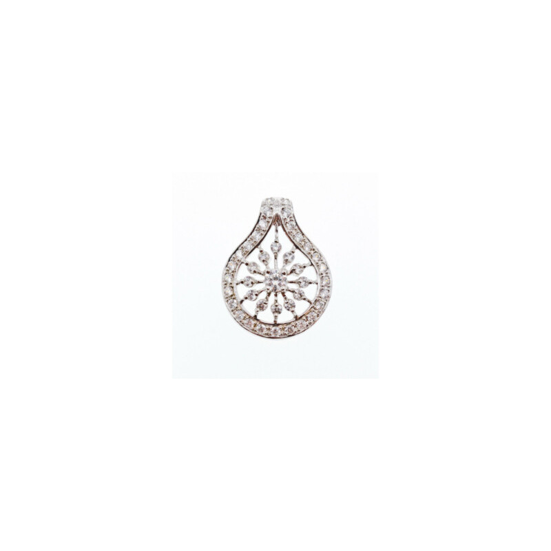 925 Sterling Silver CZ Pendant