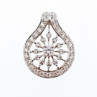 925 Sterling Silver CZ Pendant