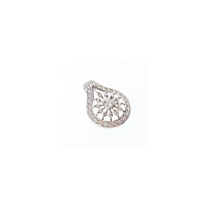 925 Sterling Silver CZ Pendant