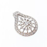 925 Sterling Silver CZ Pendant