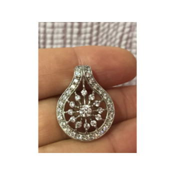 925 Sterling Silver CZ Pendant