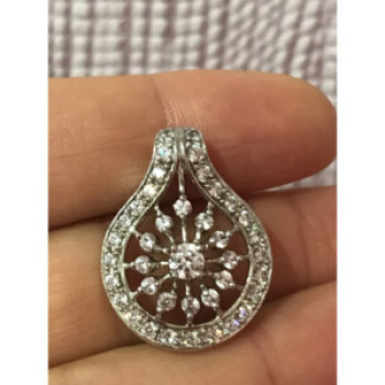 925 Sterling Silver CZ Pendant