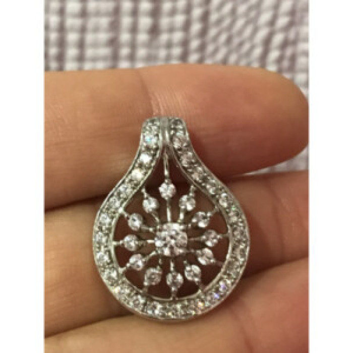 925 Sterling Silver CZ Pendant