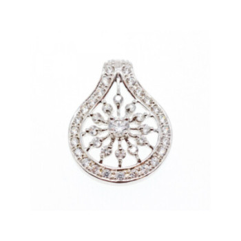 925 Sterling Silver CZ Pendant