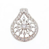 925 Sterling Silver CZ Pendant