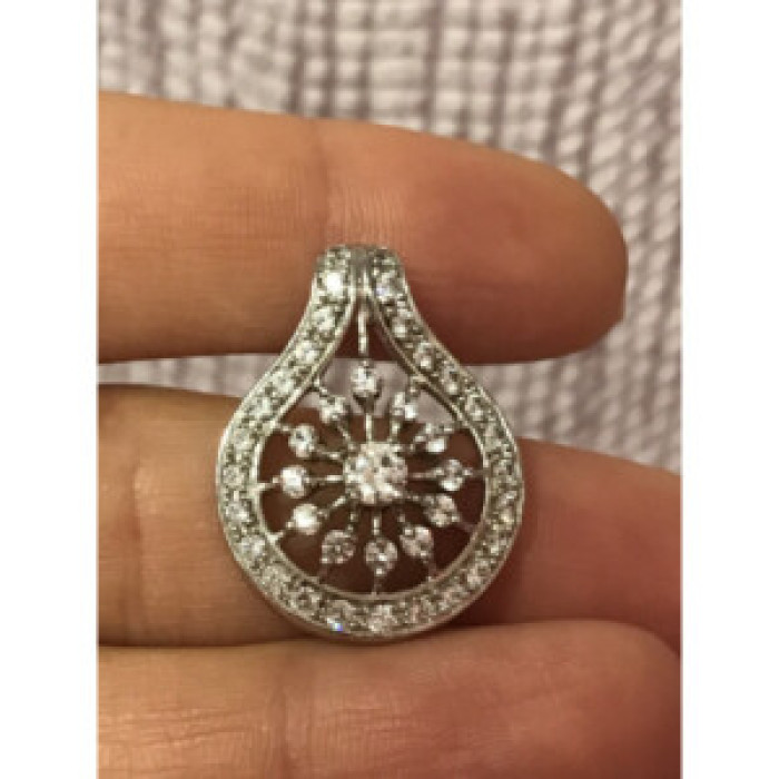 925 Sterling Silver CZ Pendant