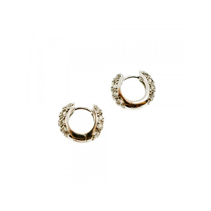 925 Sterling Silver CZ Earrings