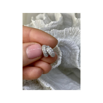 925 Sterling Silver CZ Earrings