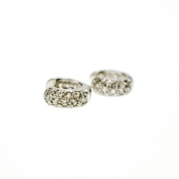925 Sterling Silver CZ Earrings