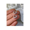 925 Sterling Silver CZ Earrings