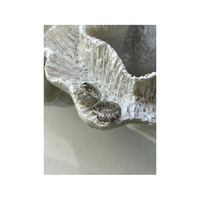 925 Sterling Silver CZ Earrings