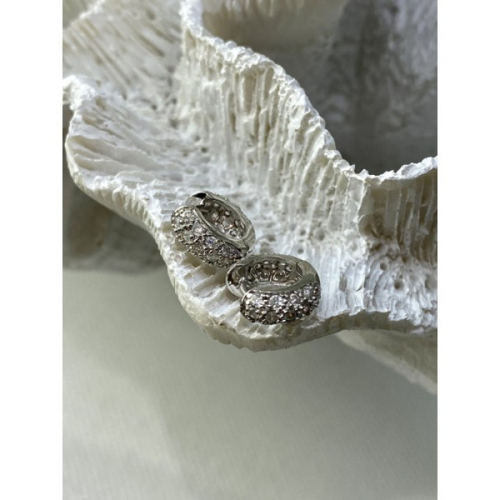 925 Sterling Silver CZ Earrings