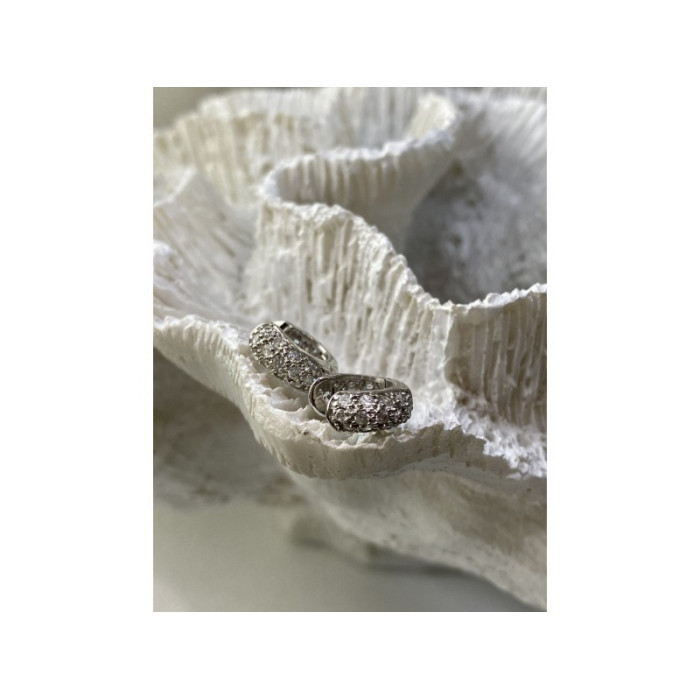 925 Sterling Silver CZ Earrings