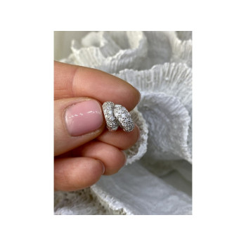 925 Sterling Silver CZ Earrings