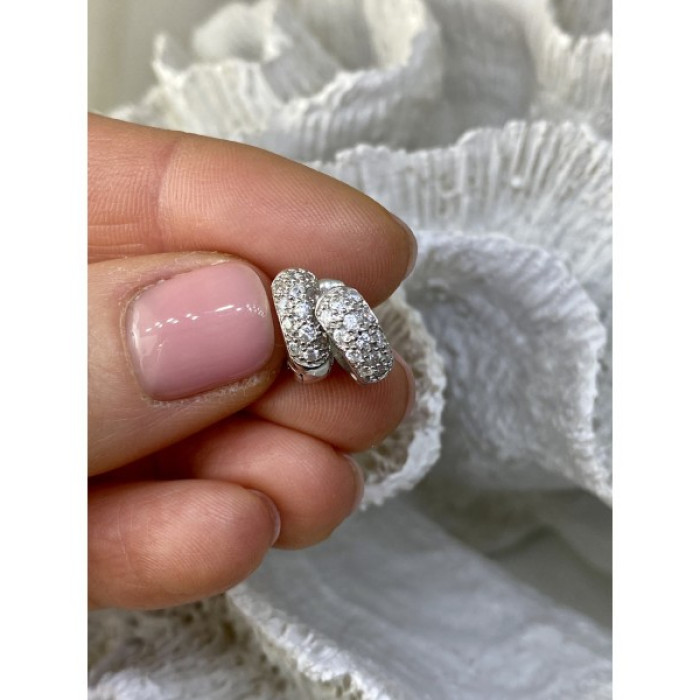 925 Sterling Silver CZ Earrings