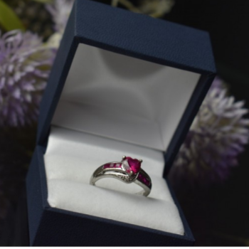925 Sterling Silver Pink Topaz 