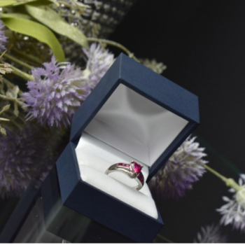 925 Sterling Silver Pink Topaz 