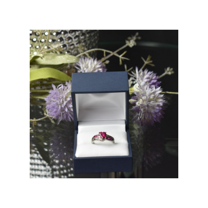 925 Sterling Silver Pink Topaz 