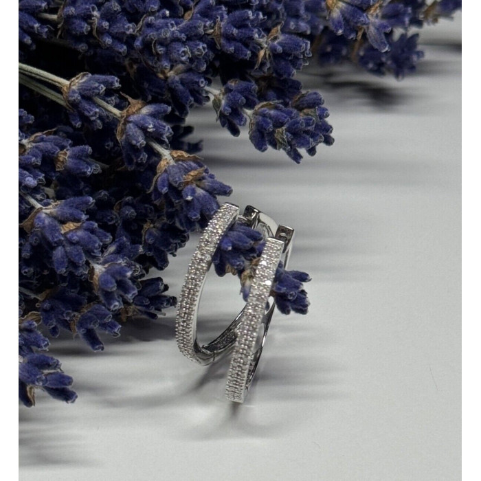 925 Sterling Silver CZ Earrings