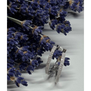 925 Sterling Silver CZ Earrings