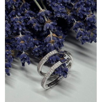 925 Sterling Silver CZ Earrings