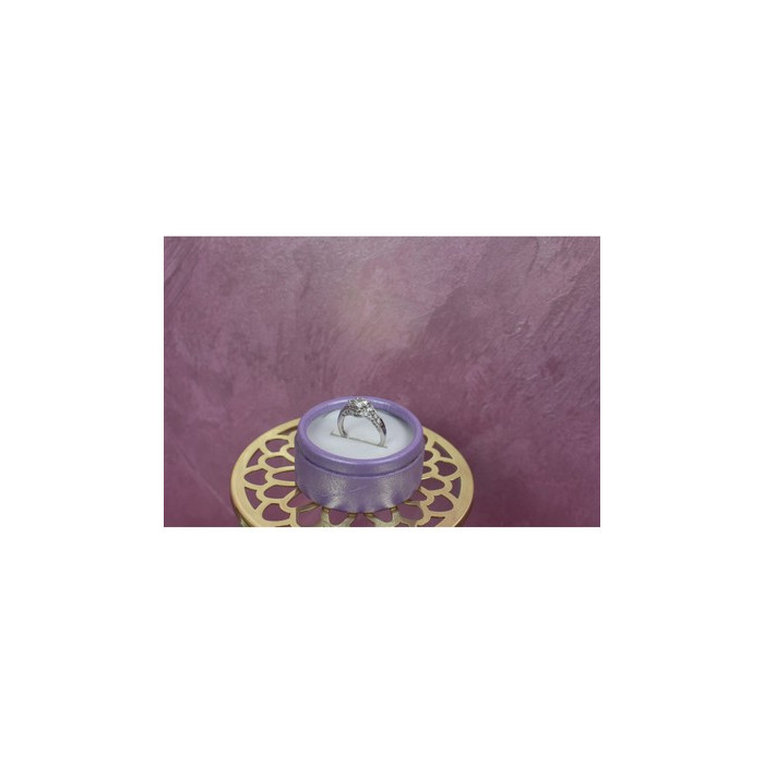 925 Sterling Silver White/colorless Spinel Ring Size 6.5