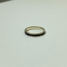 925 Sterling Silver Purple CZ Band Ring Size 8.5