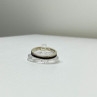 925 Sterling Silver Purple CZ Band Ring Size 8.5