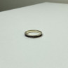 925 Sterling Silver Purple CZ Band Ring Size 8.5