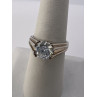 925 Sterling Silver & CZ Ring Size 6.5