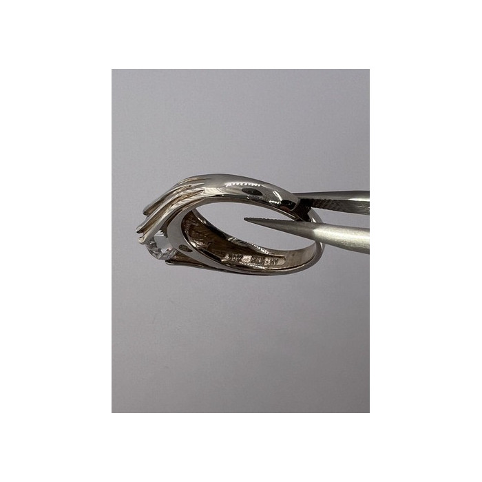 925 Sterling Silver & CZ Ring Size 6.5