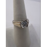 925 Sterling Silver & CZ Ring Size 6.5
