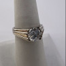 925 Sterling Silver & CZ Ring Size 6.5