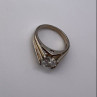 925 Sterling Silver & CZ Ring Size 6.5