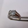 925 Sterling Silver & CZ Ring Size 6.5