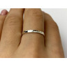 925 Sterling Silver Band Ring Size 8.5 Italy