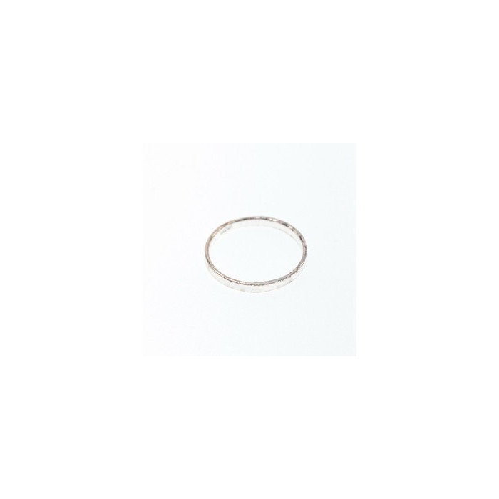 925 Sterling Silver Band Ring Size 8.5 Italy