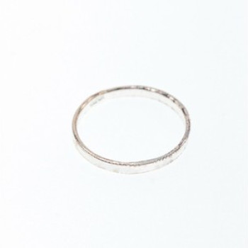 925 Sterling Silver Band Ring Size 8.5 Italy