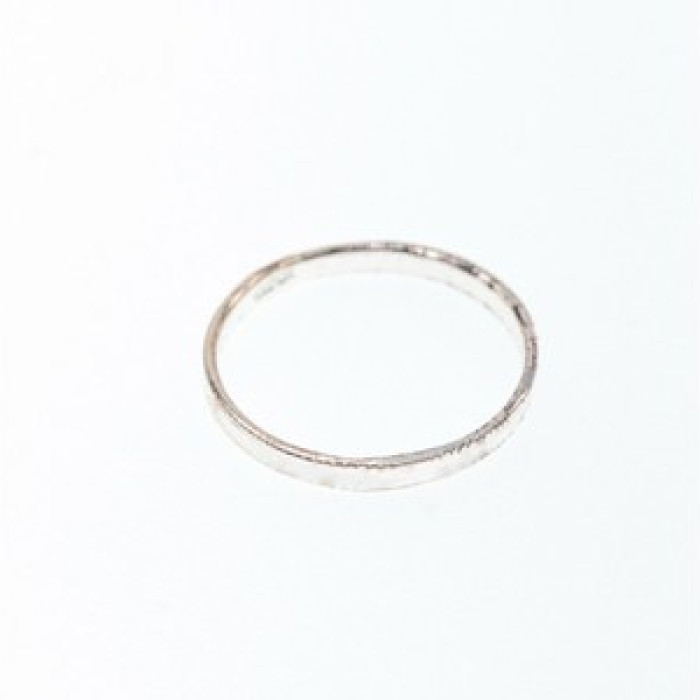 925 Sterling Silver Band Ring Size 8.5 Italy