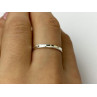925 Sterling Silver Band Ring Size 8.5 Italy