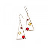 925 Sterling Silver Hessonite & Heliodor Earrings
