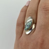 925 Sterling Silver Haliotis Ring Size 6.5