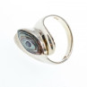 925 Sterling Silver Haliotis Ring Size 6.5