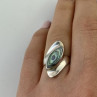 925 Sterling Silver Haliotis Ring Size 6.5