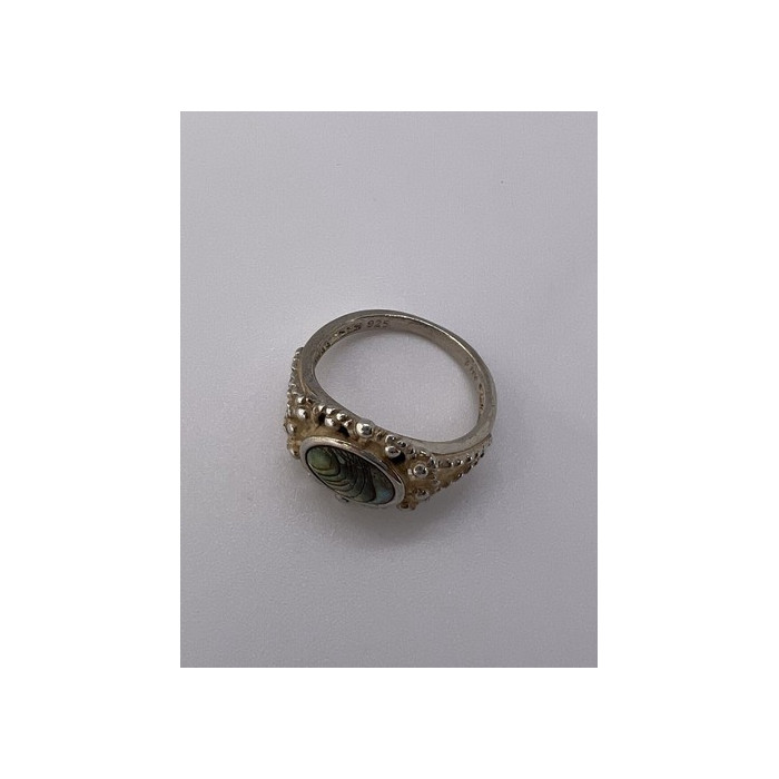 925 STERLING SILVER MOTHER OF PEARL RING SIZE 6.5