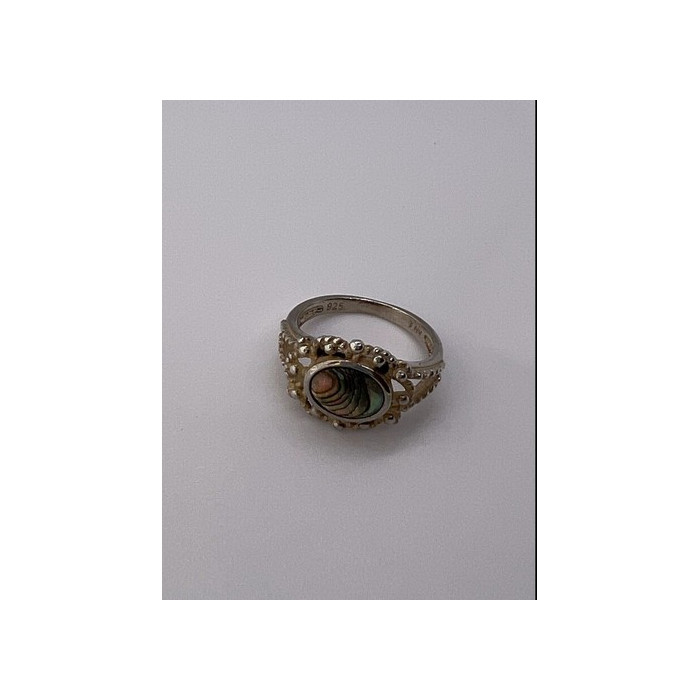 925 STERLING SILVER MOTHER OF PEARL RING SIZE 6.5