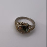925 Sterling Silver Mother of Pearl Ring Size  6.5