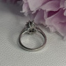 925 Sterling Silver Dark Blue & White Sapphire Ring Size 9 ; 7 ; 6.5