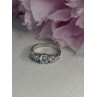 Shiny 925 Sterling Silver CZ Ring Size 7